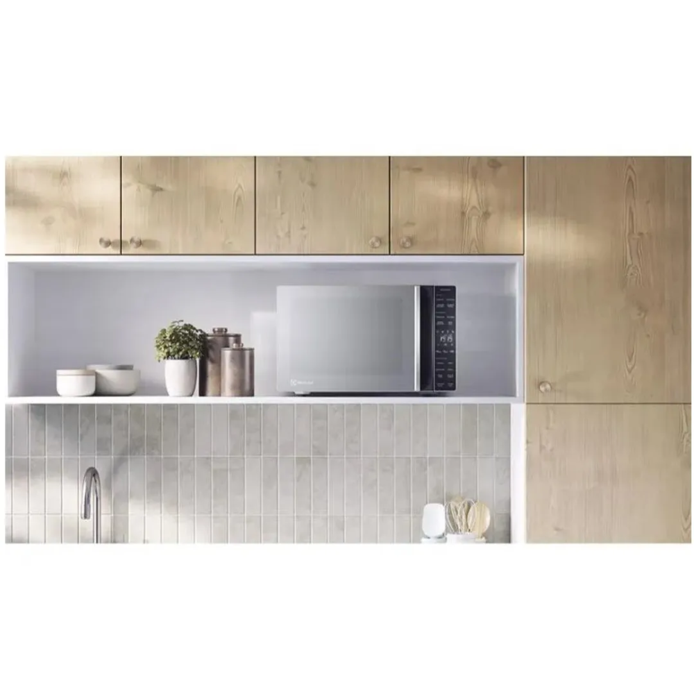 Micro-Ondas 36L Efficient com Descongelamento Assistido ME36S 127V Prata - Electrolux