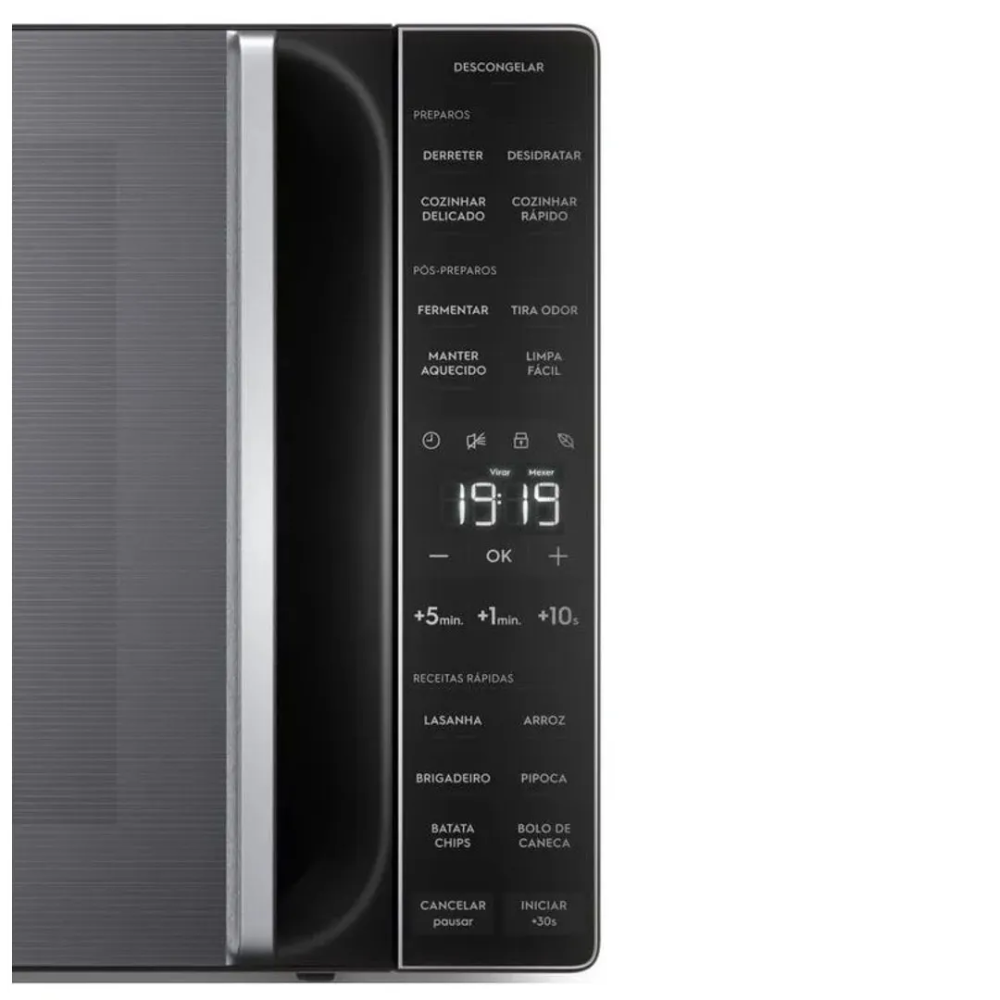 Micro-Ondas 36L Efficient com Descongelamento Assistido ME36S 127V Prata - Electrolux