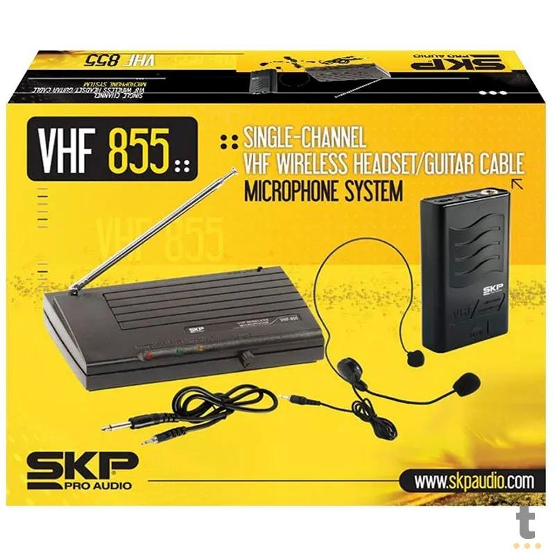 Microfone Auricular Sem Fio Skp Vhf855 Truedata