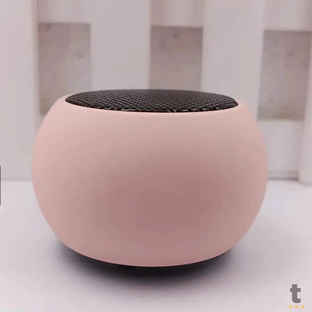 Mini Caixa De Som Bluetooth Até 4Hrs 3W - SM-01 - Rosa Truedata