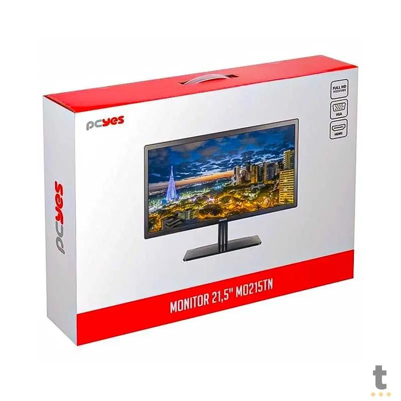Monitor Led 21.5 Pols PCYES HDMI Vga 1920x1080 1000:1 5ms - MO215TN Truedata