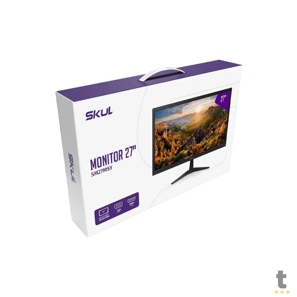 Monitor Led 27 Pols Skul Office Hdmi Vga 5ms  - Sm27Msy Truedata