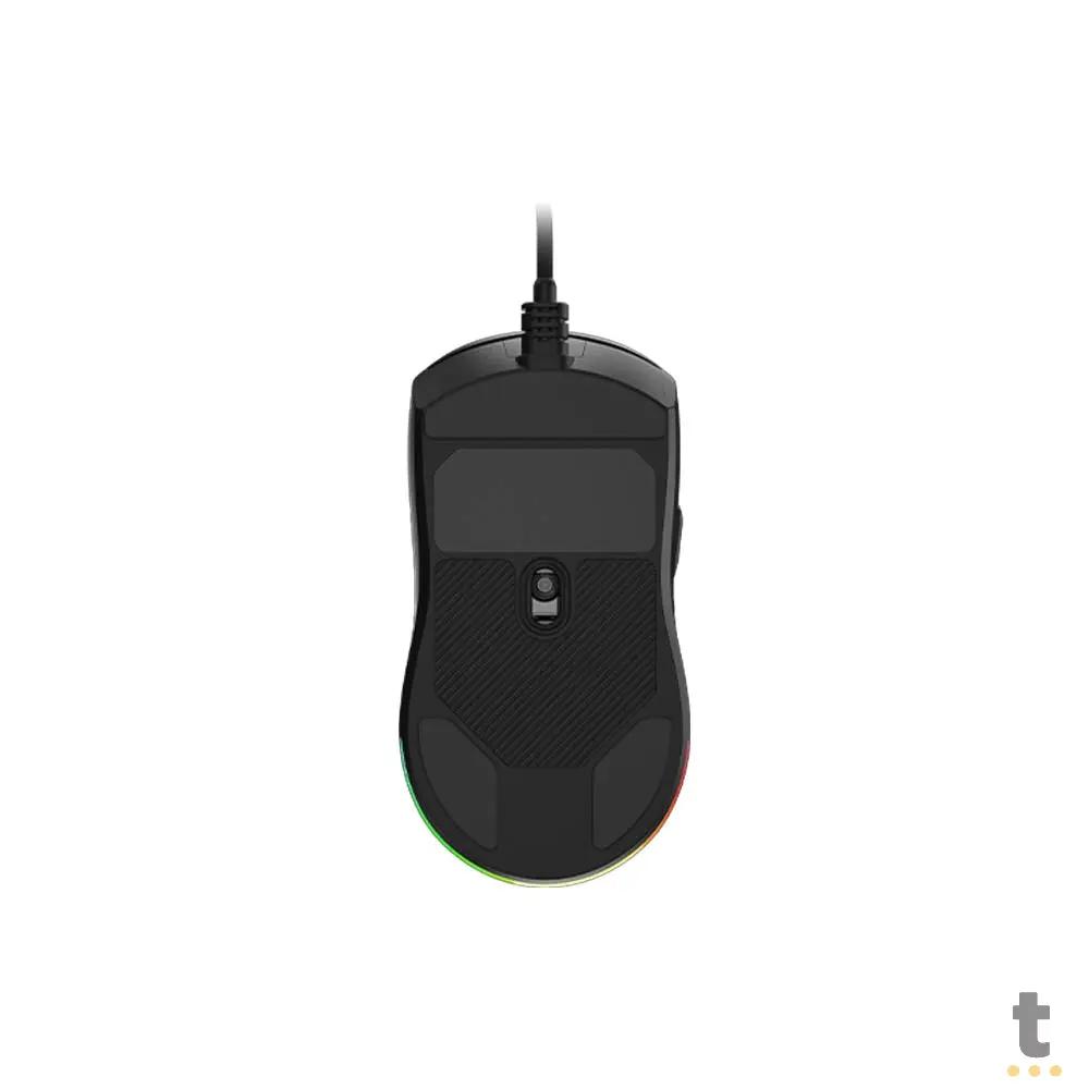 Mouse Gamer PCYes Malus Black Vulcan 6 Botões 12400dpi RGB - PMGHBV Truedata