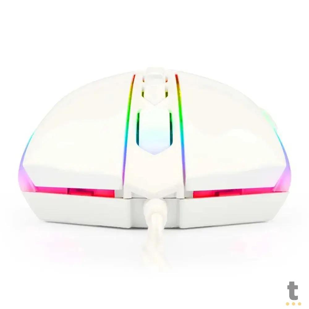 Mouse Gamer Redragon Memealion Lunar White RGB - M710W-RGB Truedata