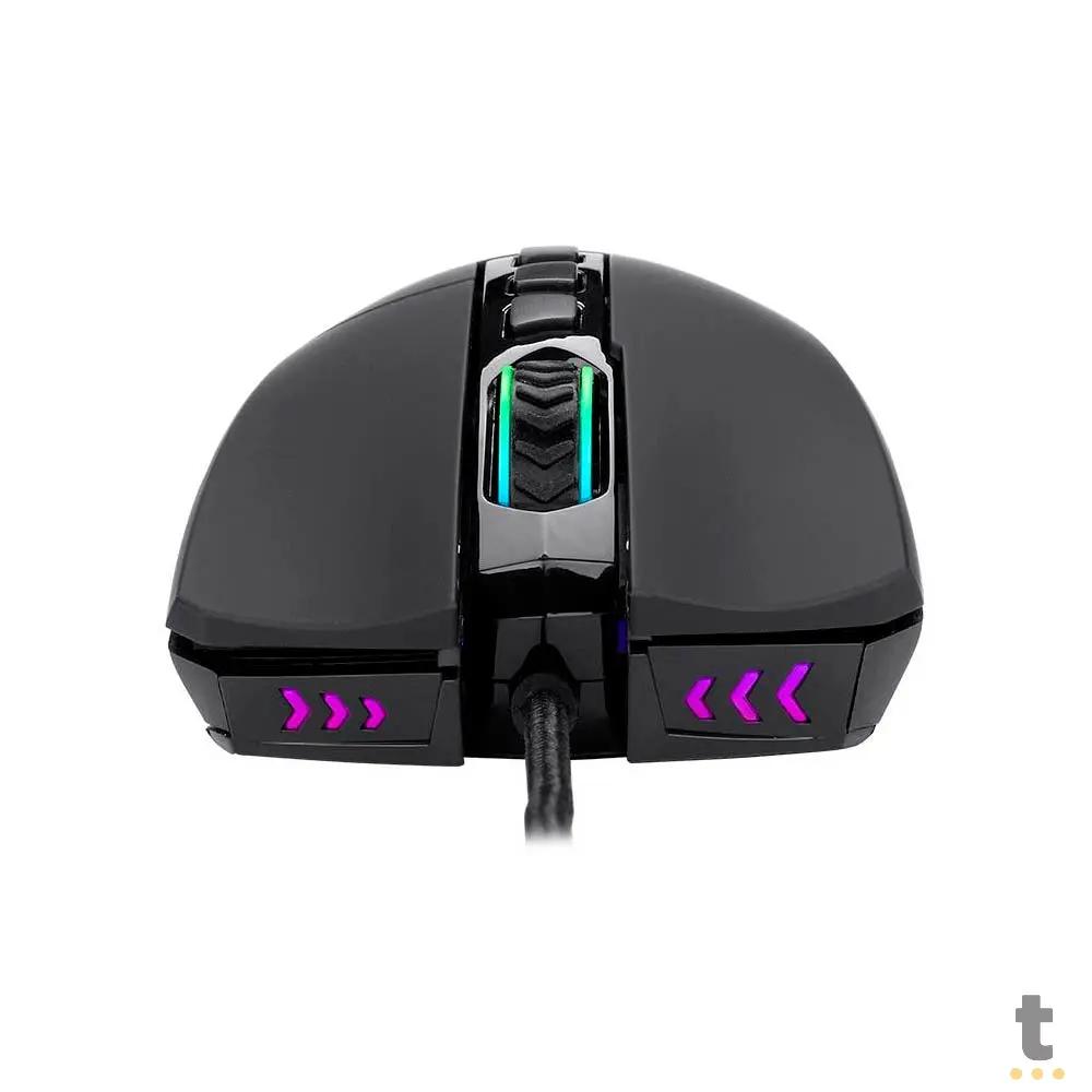 Mouse Gamer Redragon Plank 16000 dpi 9 Botões Preto RGB - M812-RGB Truedata