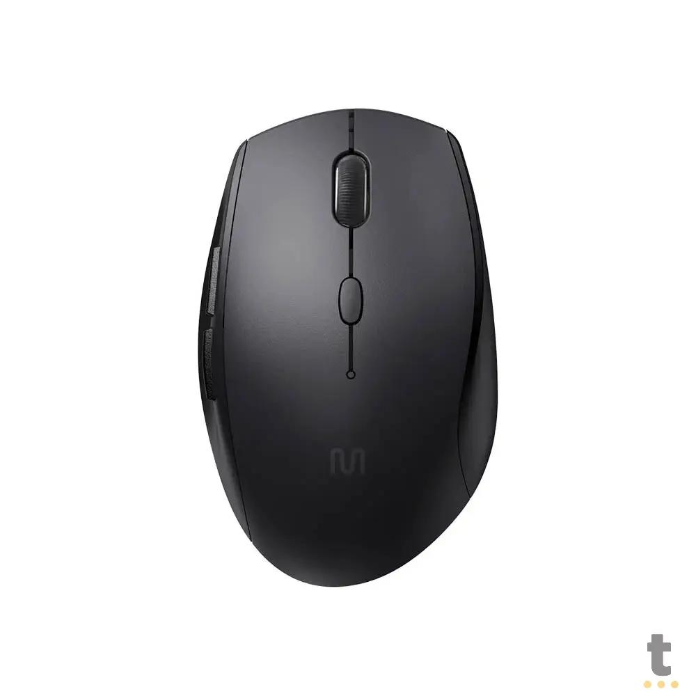 Mouse Sem Fio Multilaser Mo381 Clique Silencioso Preto 1600dpi Truedata
