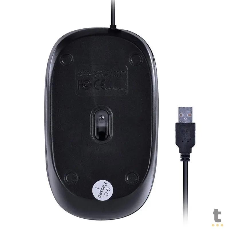Mouse USB Dynamic Color 1200DPI 1.8m Preto Vinik - DM130 Truedata