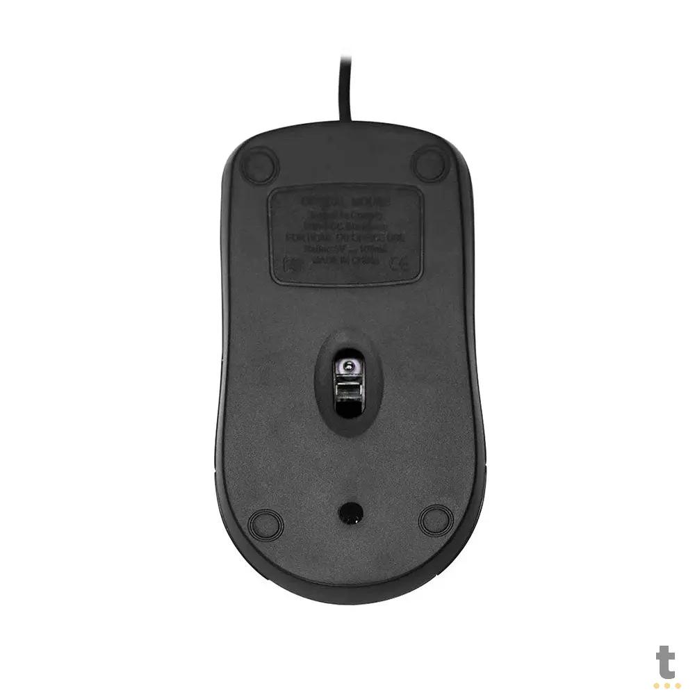 Mouse Usb Multilaser 1200DPI Preto - MO308 Truedata