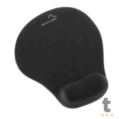 Mousepad C/ Gel Multilaser Pequeno Preto - AC021 Truedata