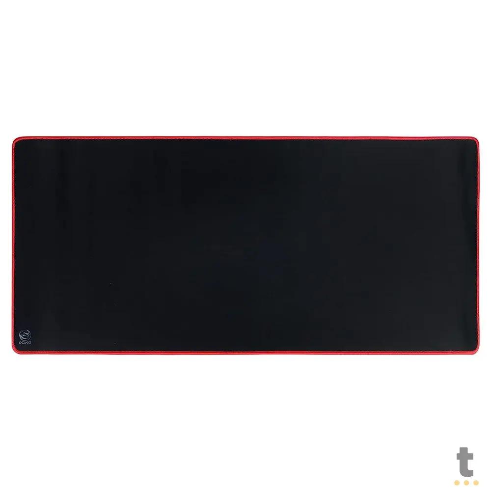 Mousepad Gamer PCYes Red Extended Estilo Speed 900X420MM - PMC90X42R Truedata