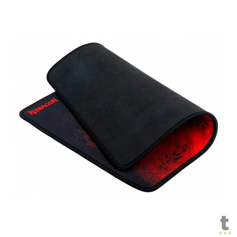 Mousepad Gamer Redragon Pisces Preto/Vermelho 330X260 - P016 Truedata