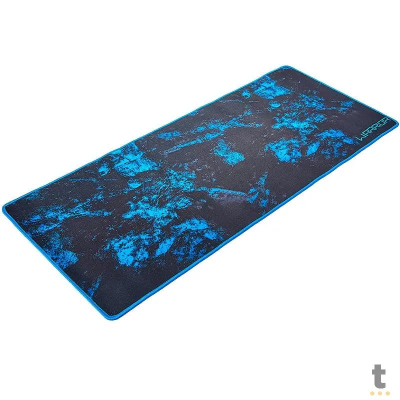 Mousepad Gamer Warrior Ac303 Azul Para Teclado E Mouse Truedata