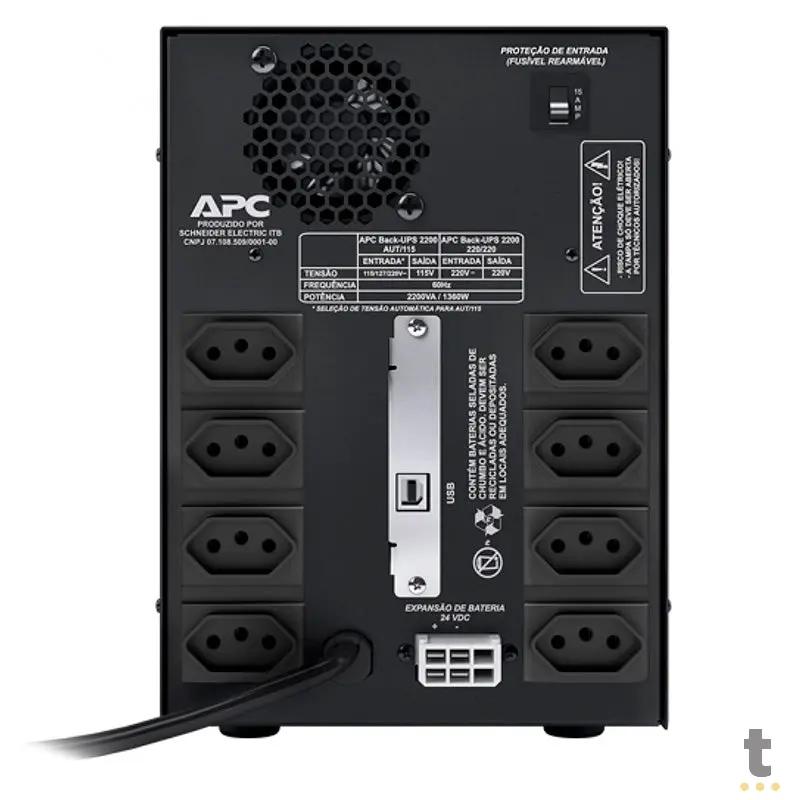 Nobreak 2200va Apc Back Ups E 220v S 220v - Cod Bz2200i-Br Truedata