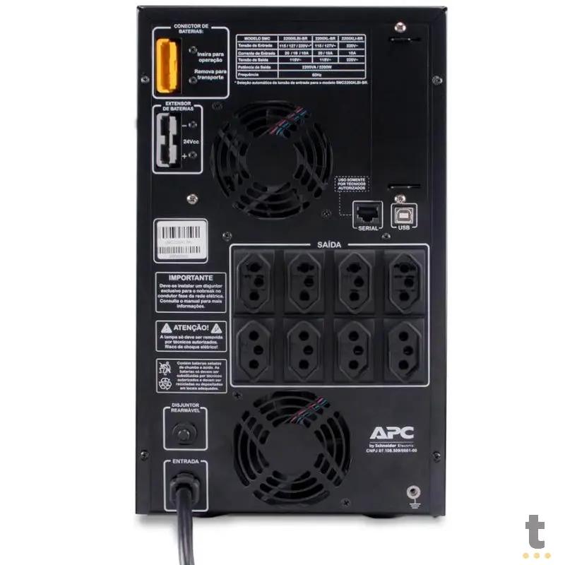 Nobreak 2200va Apc Senoidal Smart-Ups Monovolt E 220v S 220v - Cod Smc2200xli-Br Truedata