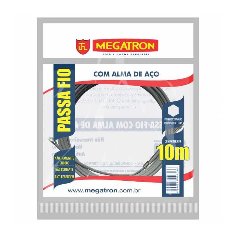Passa Fio Com Conexão 10 metros Cinza - 34190 Truedata