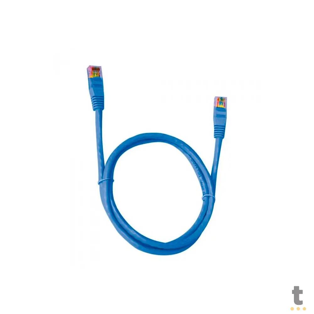 Patch Cord Cabo De Rede 3m Azul Truedata