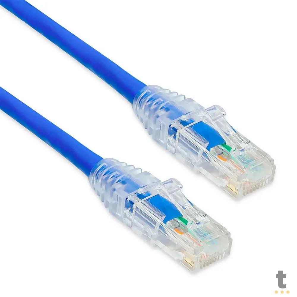 Patch Cord Cabo De Rede Cat5e Furukawa 20m Azul Claro - 35103028 Truedata