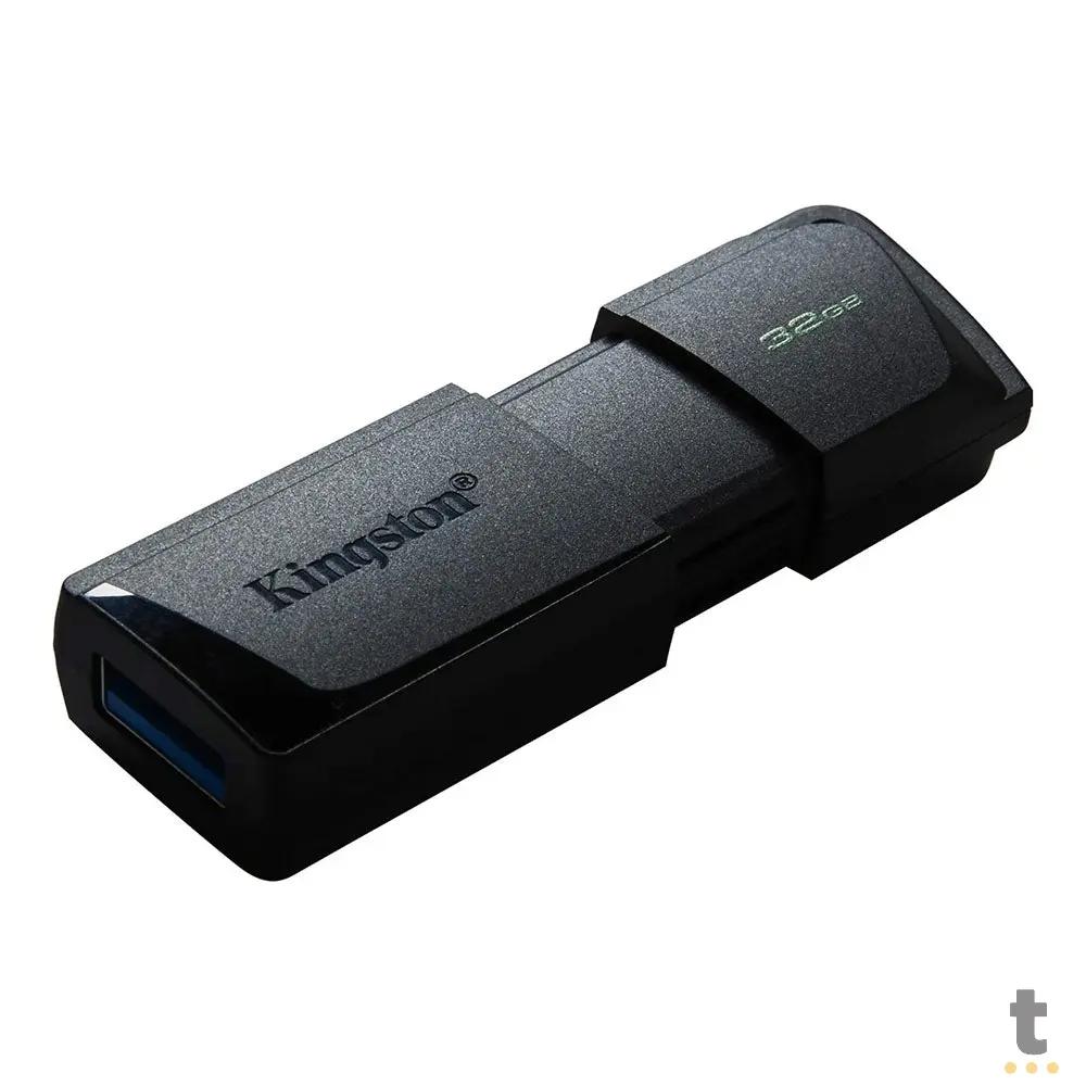 Pen Drive 32gb Kingston DataTravaler Exodia M 3.2 Preto - DTXM/32GB Truedata