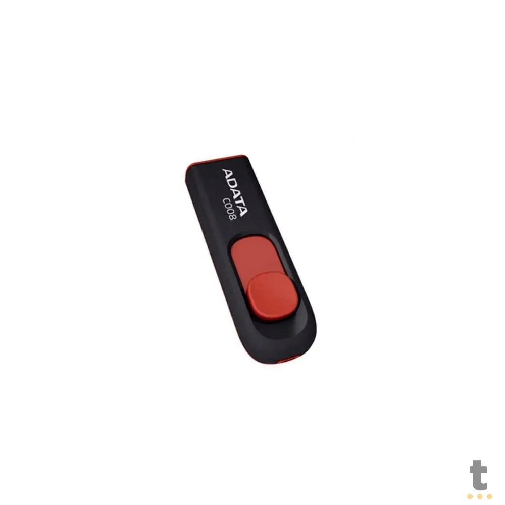 Pen Drive 32gb USB Adata 32G Preto / Vermelho - AC00832GRKD Truedata