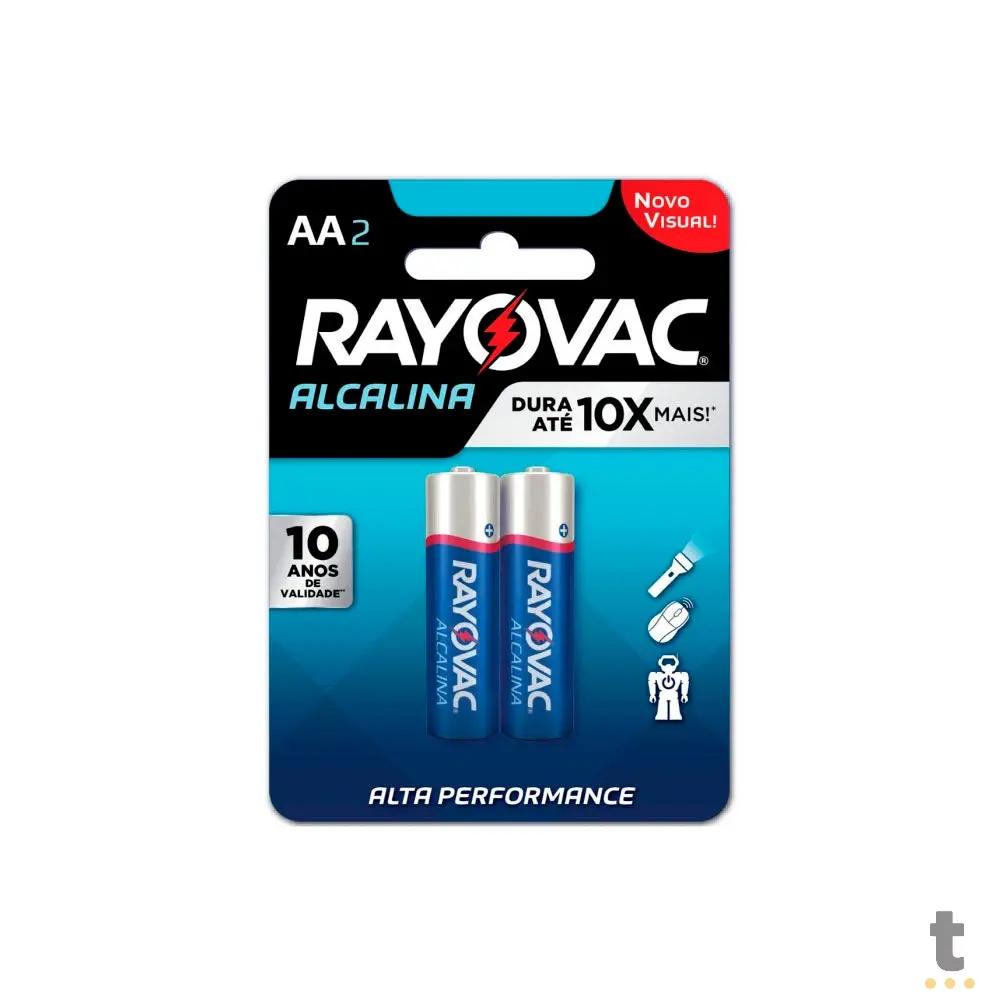 Pilha Alcalina AA Pequena Rayovac (Cartela C/2 Pilhas) - 20853 Truedata