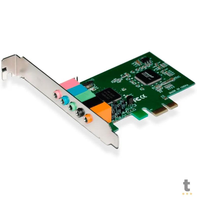 Placa De Som Pcie Multilaser 5.1 Ga140 Truedata
