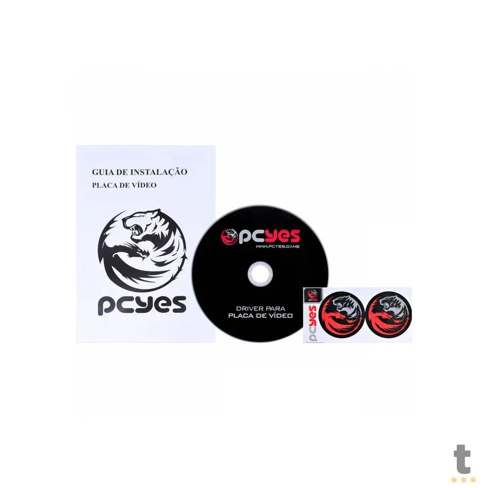 Placa De Video 4gb Hd6570 Gddr5 Gaming Edition Pcyes 128bits Single Fan Hdmi Dvi Vga - PJHD6570GR54GSF Truedata