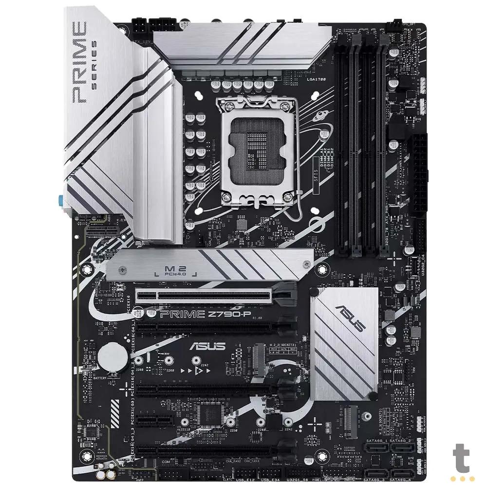 Placa Mae Asus Prime Z790-P Atx Intel Lga 1700 DDR5 Hdmi Displayport M.2 NVME USB-C (12a, 13a e 14a Geração) - PRIME Z79 Truedata