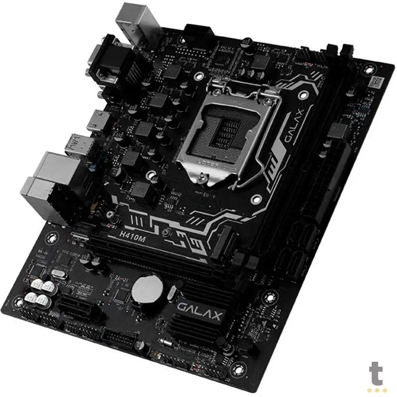 Placa Mae Galax H410M Plus Lga 1200 Ddr4 2666Mhz Hdmi M.2 (10a Geração) - IH410MAGCHY1CW Truedata