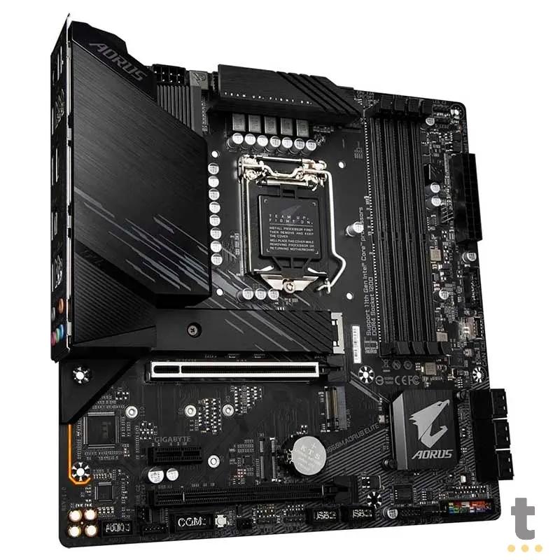 Placa Mae Gigabyte B560M Aorus Elite Lga 1200 Ddr4 2933mhz Hdmi M.2 Usb 3.2 (10a e 11a Geração) Truedata