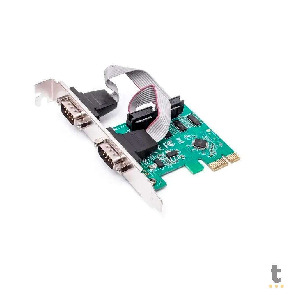 Placa Pci-e 2 Portas Serial DB9 RS-232 Knup - KP-T89 Truedata