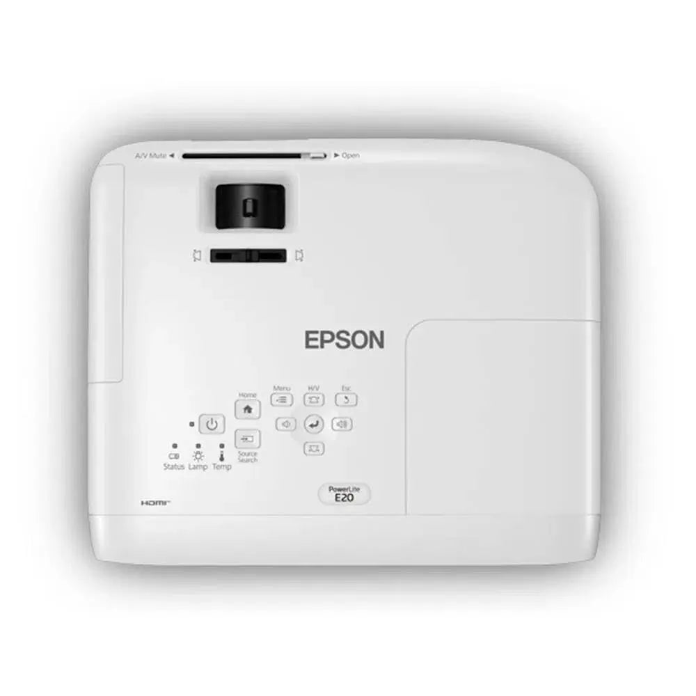 Projetor Epson Powerlite E20 XGA 3400 Lumens HDMI- V11H981020 Truedata