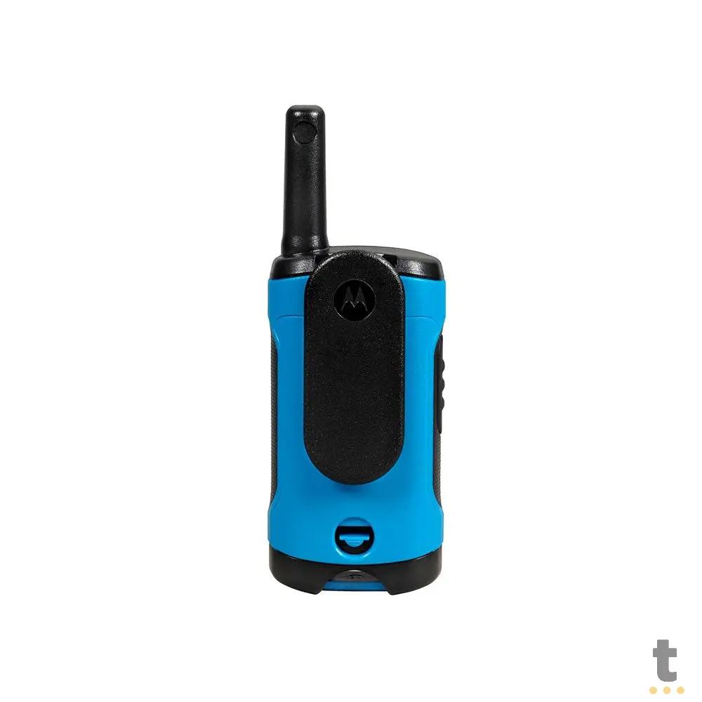 Radio De Comunicacao Walkie Talkie Motorola Talkabout T100br 25 Km Azul Truedata