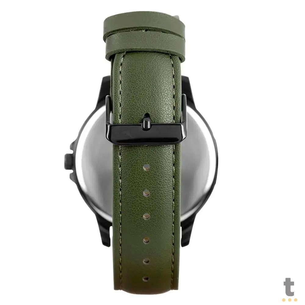 Relógio de Pulso Condor Militar Preto C/ Pulseira Verde - CO2035NGF/5P Truedata