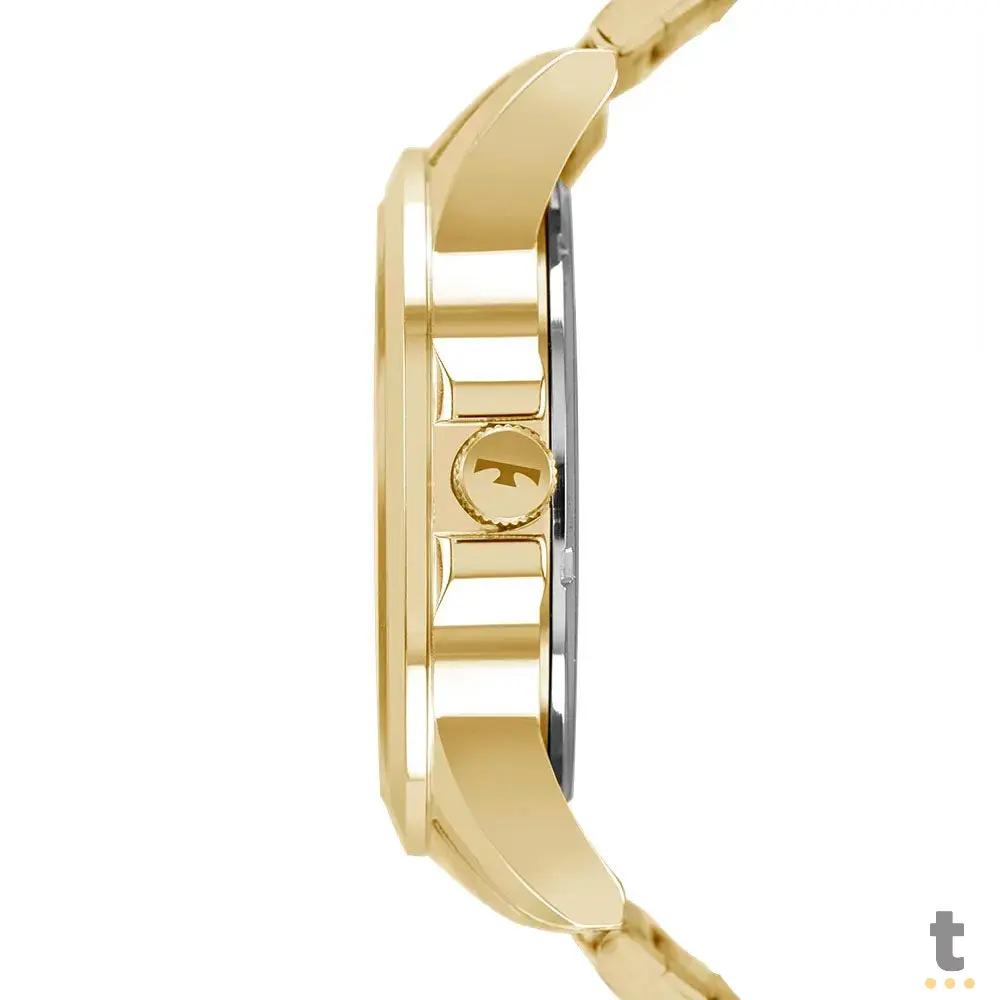 Relógio de Pulso Technos Racer em Aço Dourado/Azul - 2115MPIS/4A Truedata