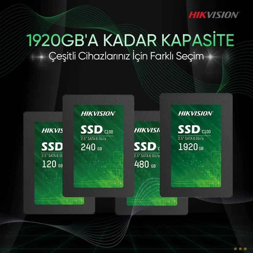Ssd 1920gb Hikvision C100 2.5" Sata 3Gb/s - HS-SSD-C100/1920G Truedata