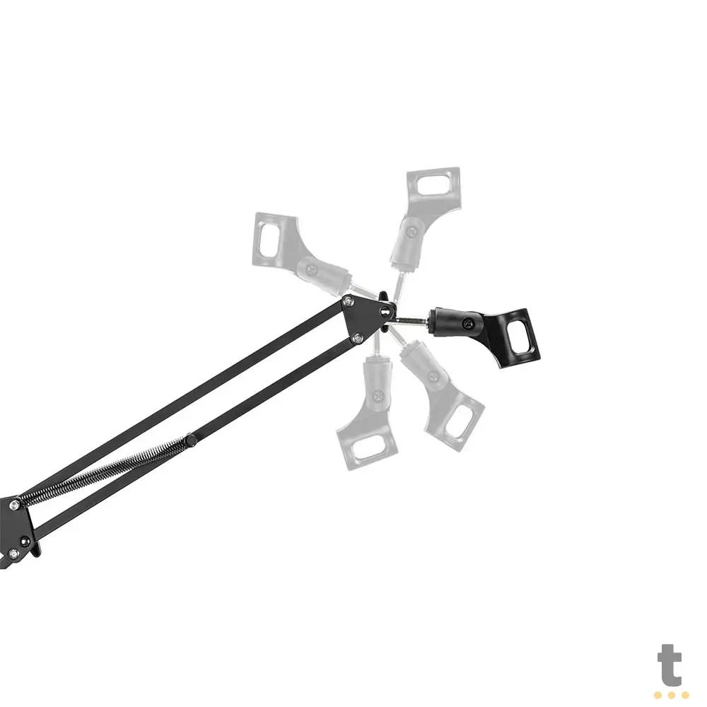 Suporte 4 em 1 Estúdio Setup Stream PCYes P/ Monitor, Microfone, Luz e Câmera - SE-MDS1041 Truedata