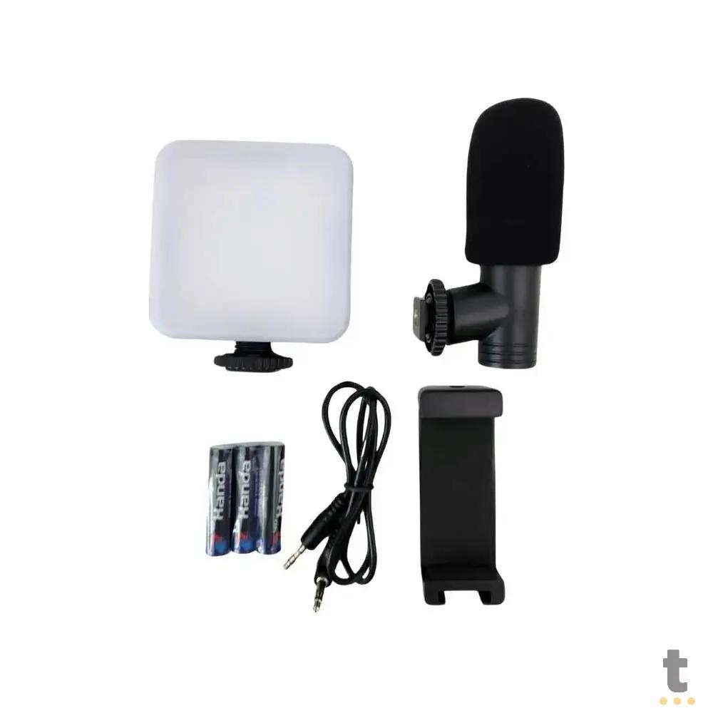 Suporte Estabilizador de Camera Portátil C/ Led Tomate - MTG-1111 Truedata