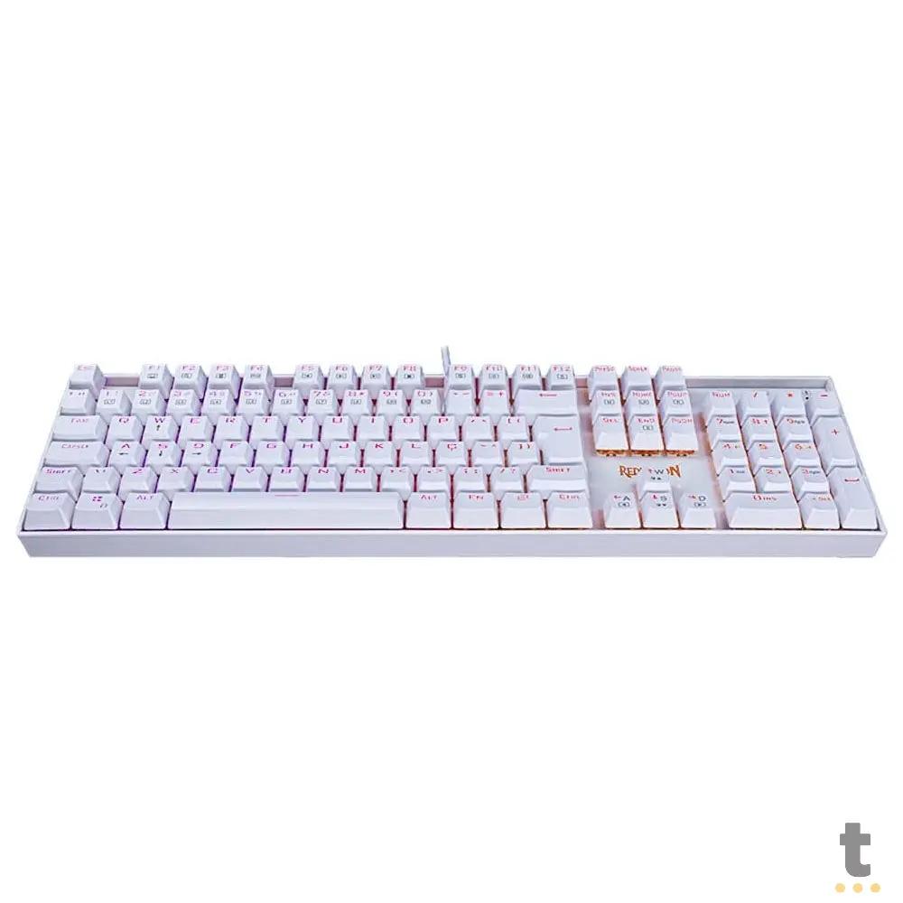 Teclado Gamer Mecânico Redragon Mitra RGB Branco - K551W-RGB (PT-BROWN) Truedata