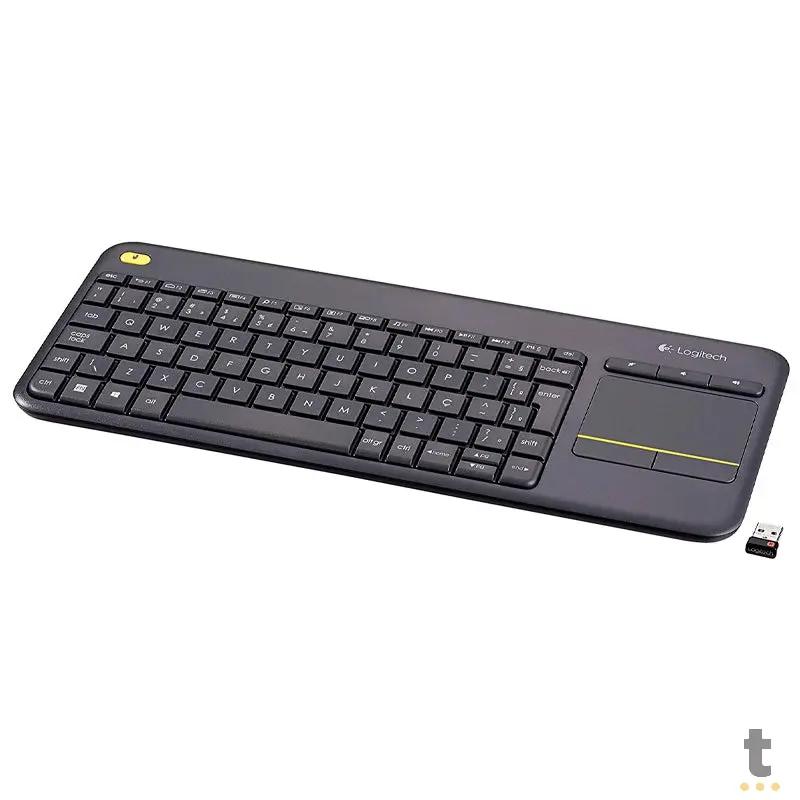 Teclado Sem Fio Logitech K400 Plus Touchpad Smart Tv 920-007125 Truedata
