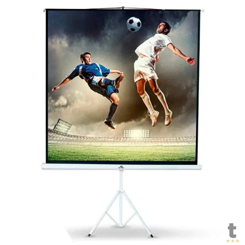 Tela De Projecao Tripe 100 Pols Sumay Ttqs100 1:1un (1.8 X 1.8m) Truedata