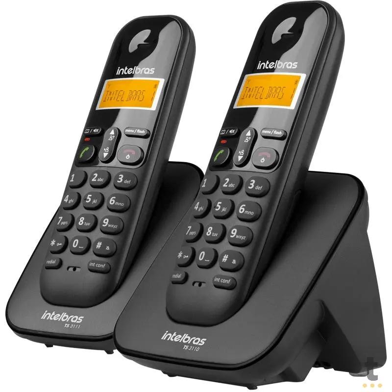 Telefone Sem Fio Intelbras Ts3112 Ident De Chamada + 1 Ramal - 4123102 Truedata