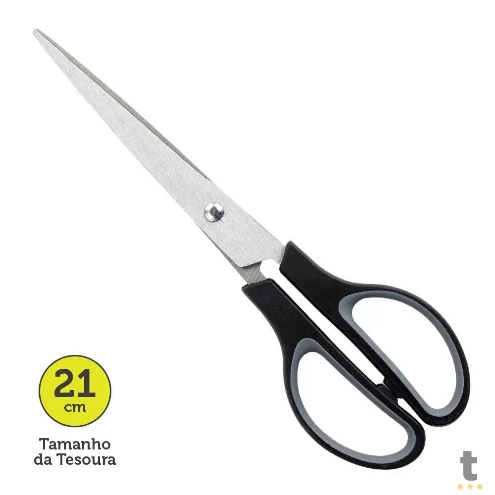 Tesoura Multiuso Keep 21cm Preta - EI175 Truedata