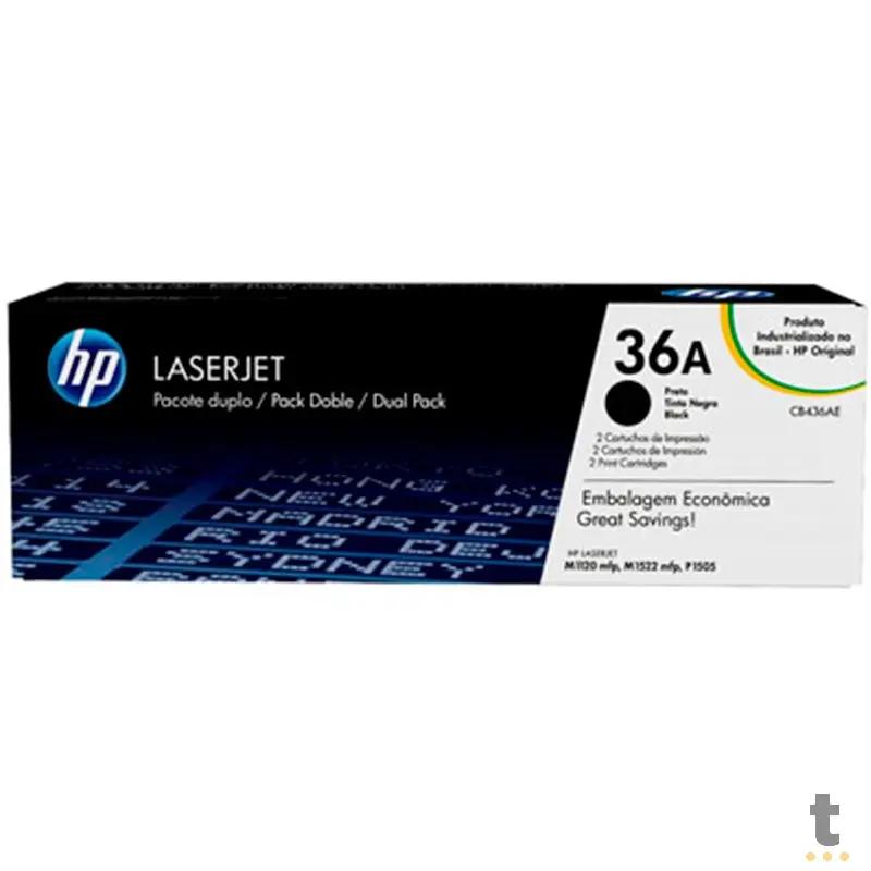 Toner Original Hp Cb436ab - 36a Black Truedata