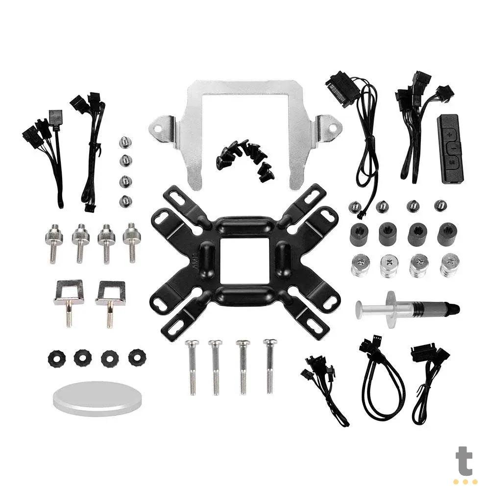 Water Cooler 3 Fans Lian Li Galahad RGB (Intel/AMD) Branco - GA-360A WHITE Truedata