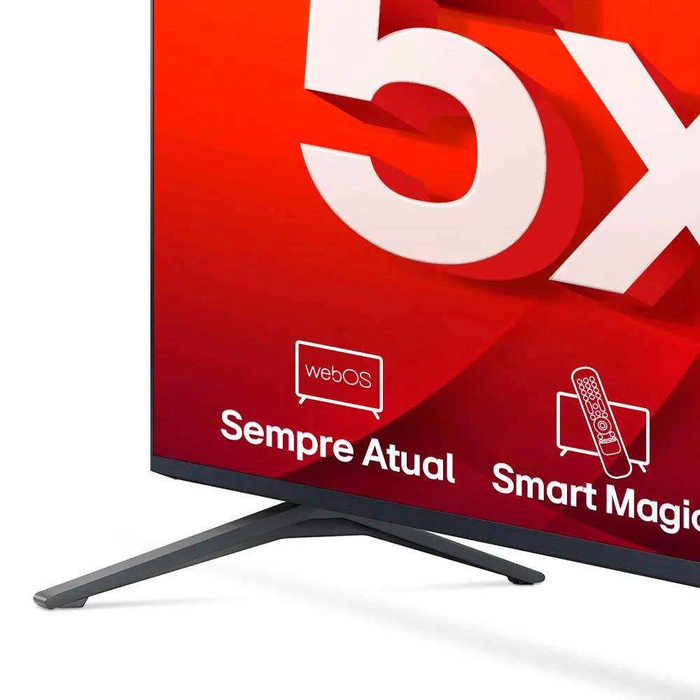 Smart TV Led LG 65" UHD Wi-fi Bluetooth USB HDMI Thinq AI Alexa Integrada - 65UR8750PSA