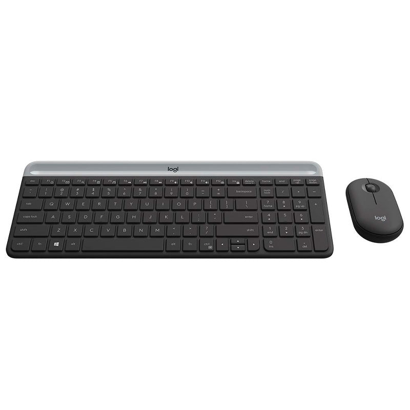 Kit Teclado E Mouse Sem Fio Logitech Mk470 Slim (Teclas Padrão US)- 920-009268
