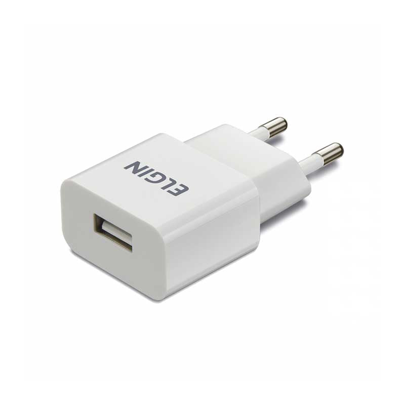 Carregador De Tomada com 1 Saída Usb Elgin 5V 1A Bivolt - 27596