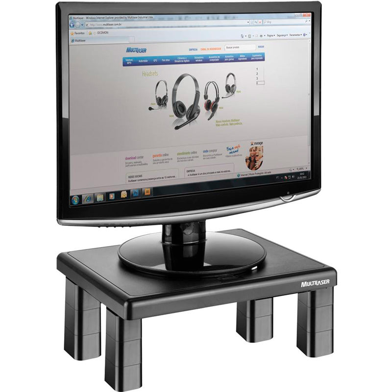 Suporte Monitor Multilaser Formato Quadrado 4 Niveis Ac125 Truedata