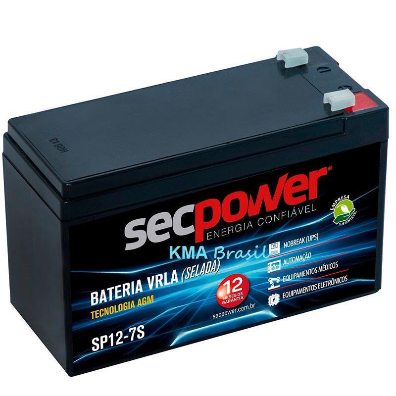 Bateria Para Nobreak 12v 9ah Secpower - 3015