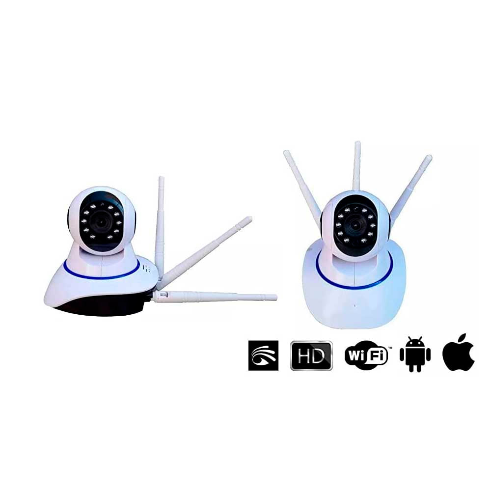 Câmera De Vigilância Babá Eletrônica IPCamera Wifi Hd C/Audio - MO-04